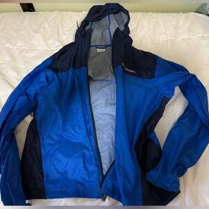 Columbia Men’s lightweight Windbreaker Blue Jacket